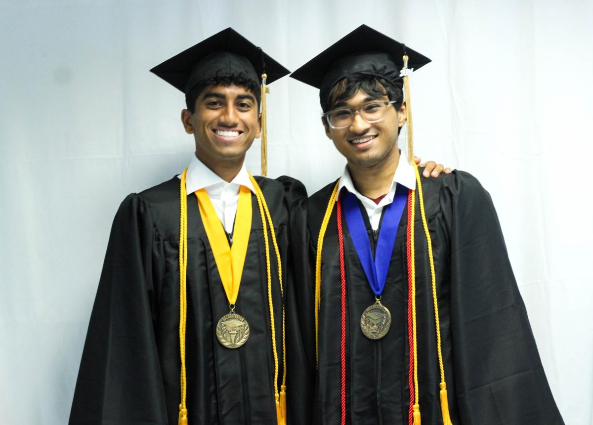 Salutitorian Chaitanya Reddy and valedictorian Mahdi Kabir were among nine who had 5.0 GPAs.